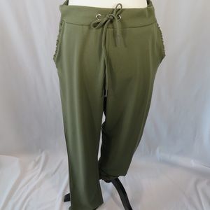 Soya Concept Army Green Jogger Trousers Pants Size Medium NWT